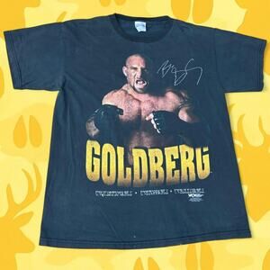 Vintage 1998 wcw bill goldberg Size L wrestling tee 90s